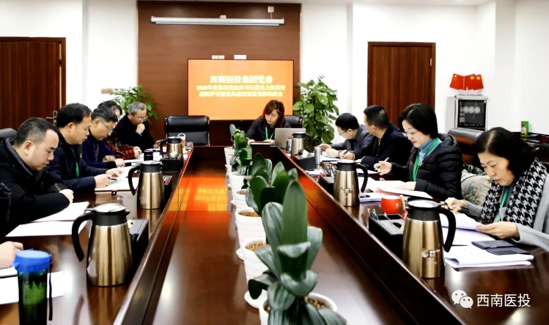 西南醫(yī)投集團(tuán)黨委召開2020年度基層黨組織書記落實(shí)主體責(zé)任述職評議暨黨風(fēng)廉潔建設(shè)集體約談會