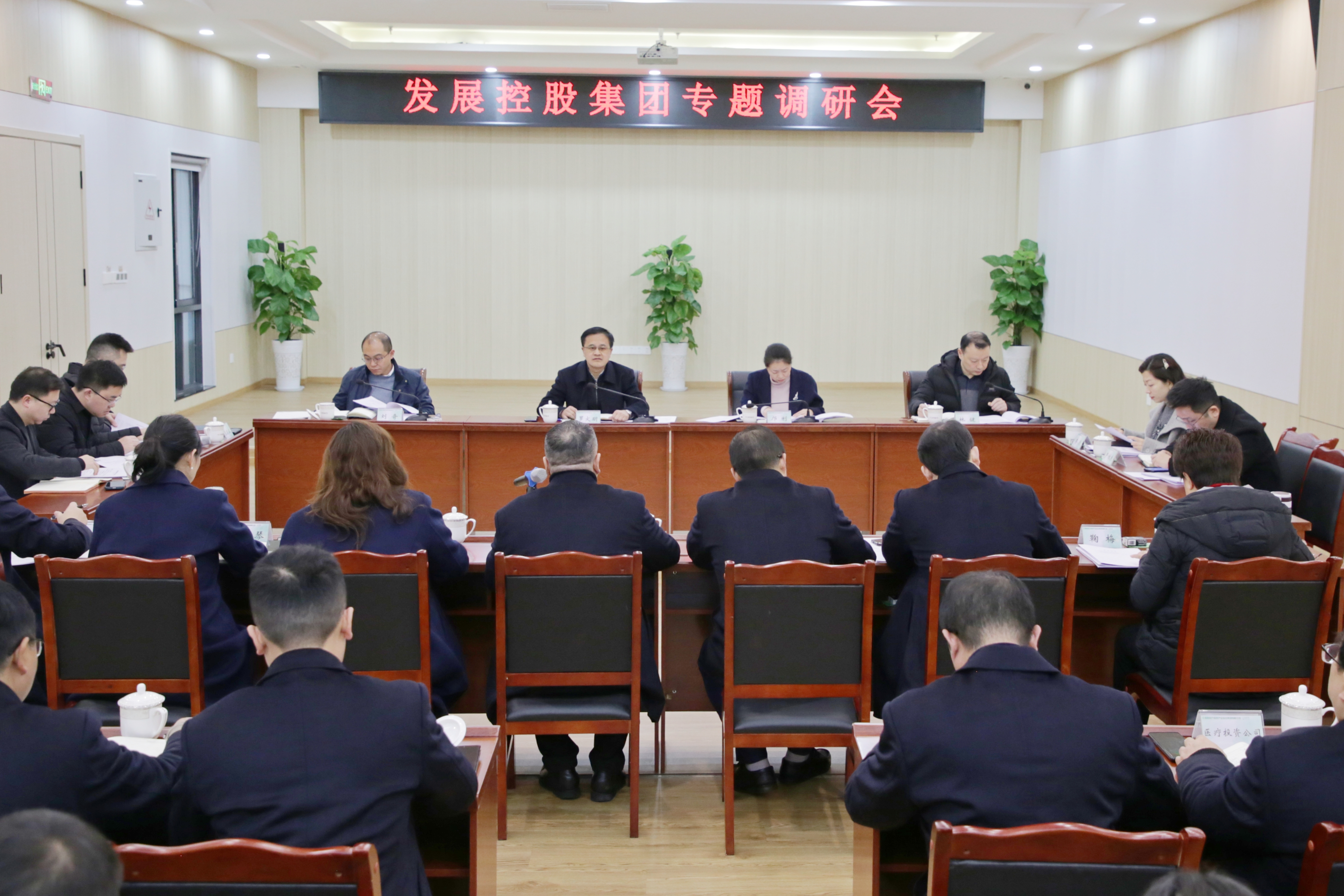 發(fā)展控股集團黨委副書記、副董事長、總經理羅火明率隊調研西南醫(yī)投集團